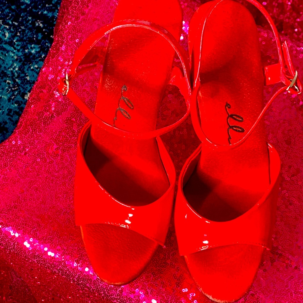 Ellie Shoes 👠 Size 12 Exotic Dance Heels. Gently Worn❤️‍🩹